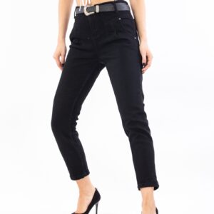Blugi dama Luvenia Negru - imagine 1