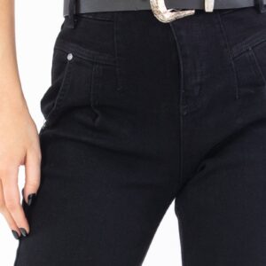 Blugi dama Luvenia Negru - imagine 3