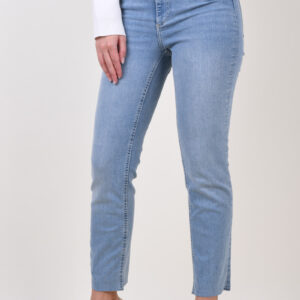 Blugi dama Pieces Delly Straight Albastru - imagine 2