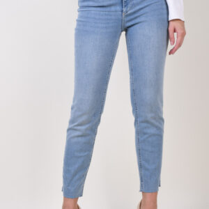 Blugi dama Pieces Delly Straight Albastru - imagine 4