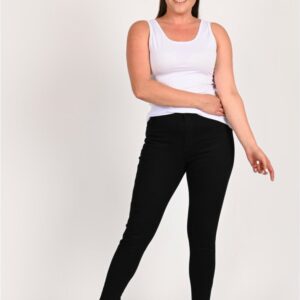 Blugi dama BowLeg negri - imagine 1