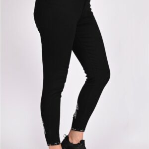 Blugi dama BowLeg negri - imagine 3