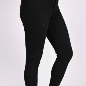 Blugi dama Fringes black - imagine 3