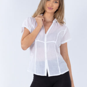 Bluza dama GlennyOne Alb - imagine 1