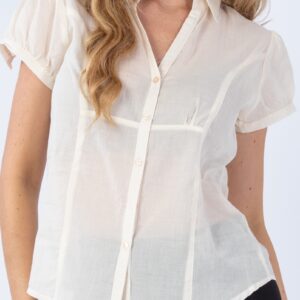 Bluza dama GlennyOne Bej - imagine 2