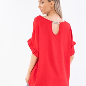 Bluza dama Joleen Rosu - imagine 3