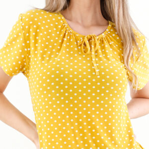 Bluza dama Mayme Galben - imagine 2