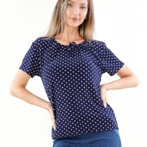 Bluza dama Mayme Bleumarin - imagine 1