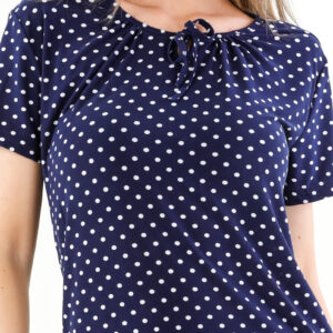 Bluza dama Mayme Bleumarin - imagine 2