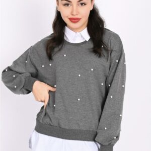 Bluza dama PearlOffice gri - imagine 1