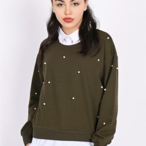 Bluza dama PearlOffice kaki - imagine 1