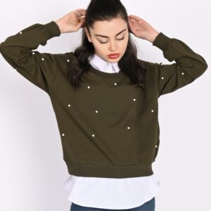 Bluza dama PearlOffice kaki - imagine 2