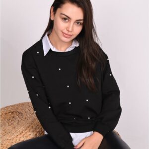 Bluza dama PearlOffice negru - imagine 2