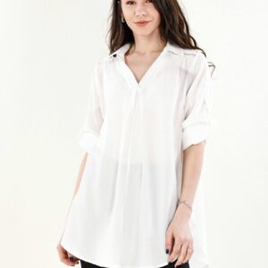 Bluza dama Ralphie Alb - imagine 1
