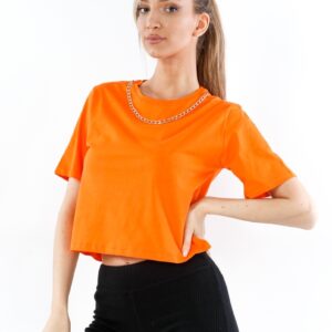 Bluza dama Sopho Portocaliu - imagine 1