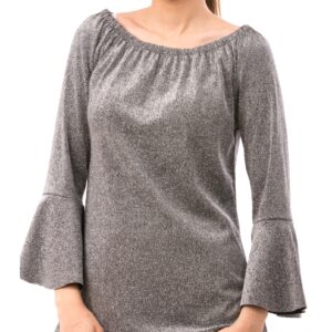 Bluza dama SparkleMe Argintiu - imagine 2