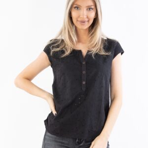 Bluza dama Theresa Negru - imagine 1