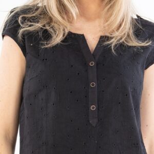 Bluza dama Theresa Negru - imagine 3