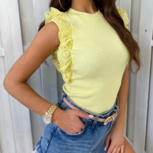 Bluza dama Tina Galben - imagine 1
