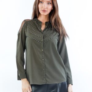 Bluza Voal dama StarGaze Kaki - imagine 1