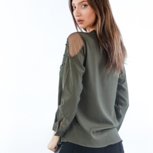 Bluza Voal dama StarGaze Kaki - imagine 2