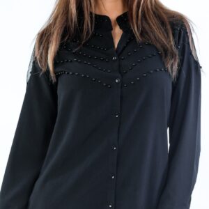 Bluza Voal dama StarGaze Negru - imagine 3