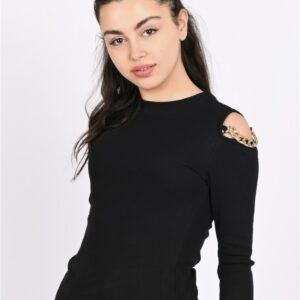 Bluza dama GoldenChain negru - imagine 3