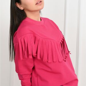 Bluza dama HighFringe fucsia - imagine 2