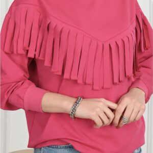 Bluza dama HighFringe fucsia - imagine 3