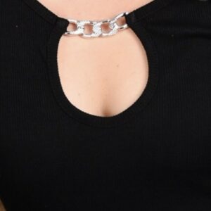 Bluza dama SilverChain negru - imagine 4