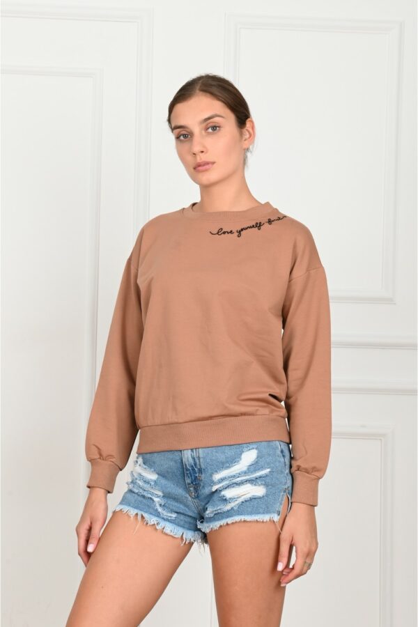Bluza-dama-sport-Love-Yourself-Bej.jpg
