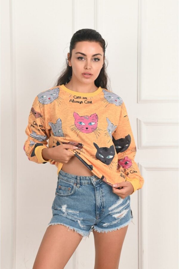 Bluza-sport-dama-Cats-mustar.jpg