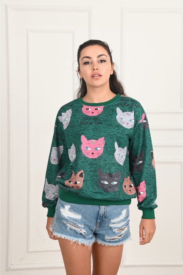 Bluza-sport-dama-Cats-verde.jpg