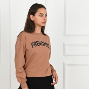 Bluza sport dama Frenchie Bej - imagine 2