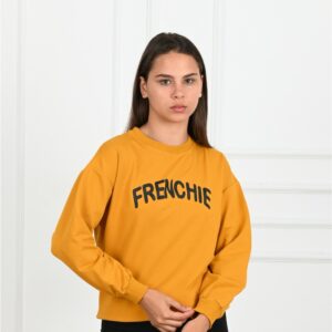 Bluza sport dama Frenchie Galben Mustar - imagine 1