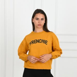 Bluza sport dama Frenchie Galben Mustar - imagine 2