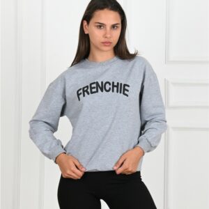 Bluza sport dama Frenchie Gri - imagine 1