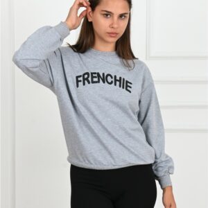 Bluza sport dama Frenchie Gri - imagine 4