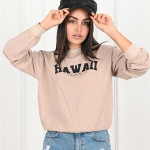 Bluza sport dama Hawaii Bej - imagine 2