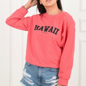 Bluza sport dama Hawaii Corai - imagine 1