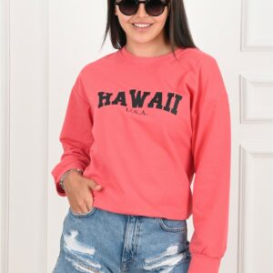 Bluza sport dama Hawaii Corai - imagine 2