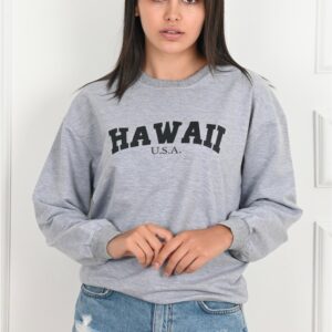 Bluza sport dama Hawaii Gri - imagine 2