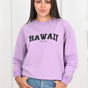 Bluza sport dama Hawaii Lila - imagine 2