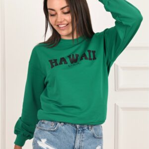 Bluza sport dama Hawaii Verde - imagine 3