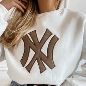 Bluza sport dama NY alb - imagine 1