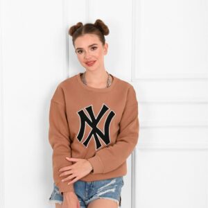 Bluza sport dama NY bej - imagine 1
