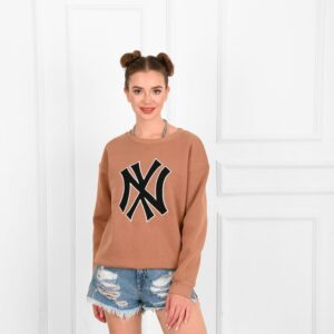 Bluza sport dama NY bej - imagine 2
