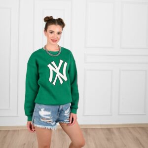 Bluza sport dama NY verde - imagine 3