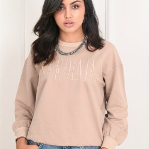 Bluza sport dama Sardinia Bej - imagine 1