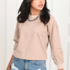 Bluza sport dama Sardinia Bej - imagine 3